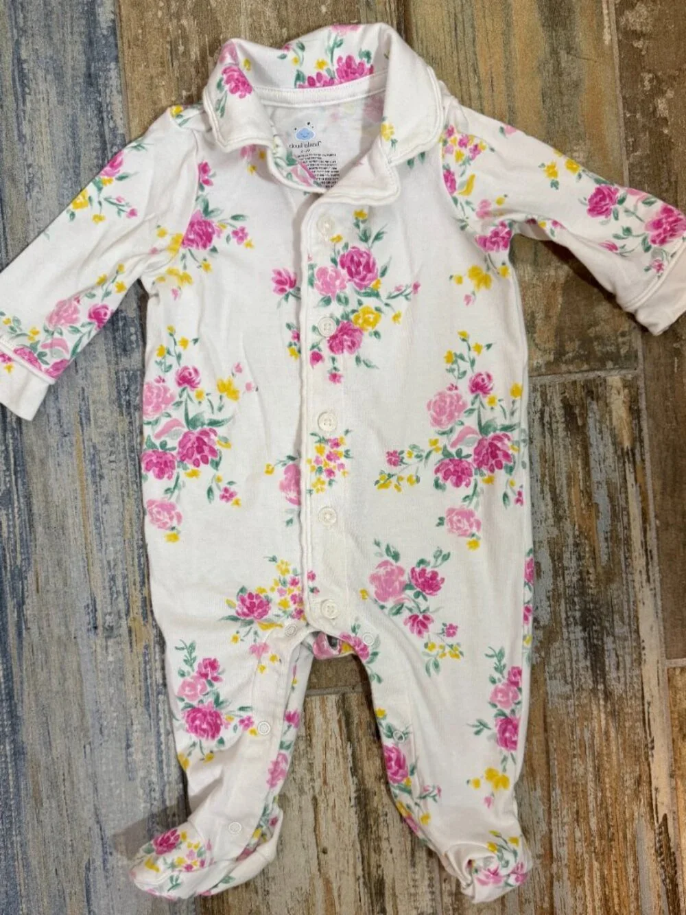 #0009 Mommy and Me Matching Pajamas Set - Floral M/0-3m